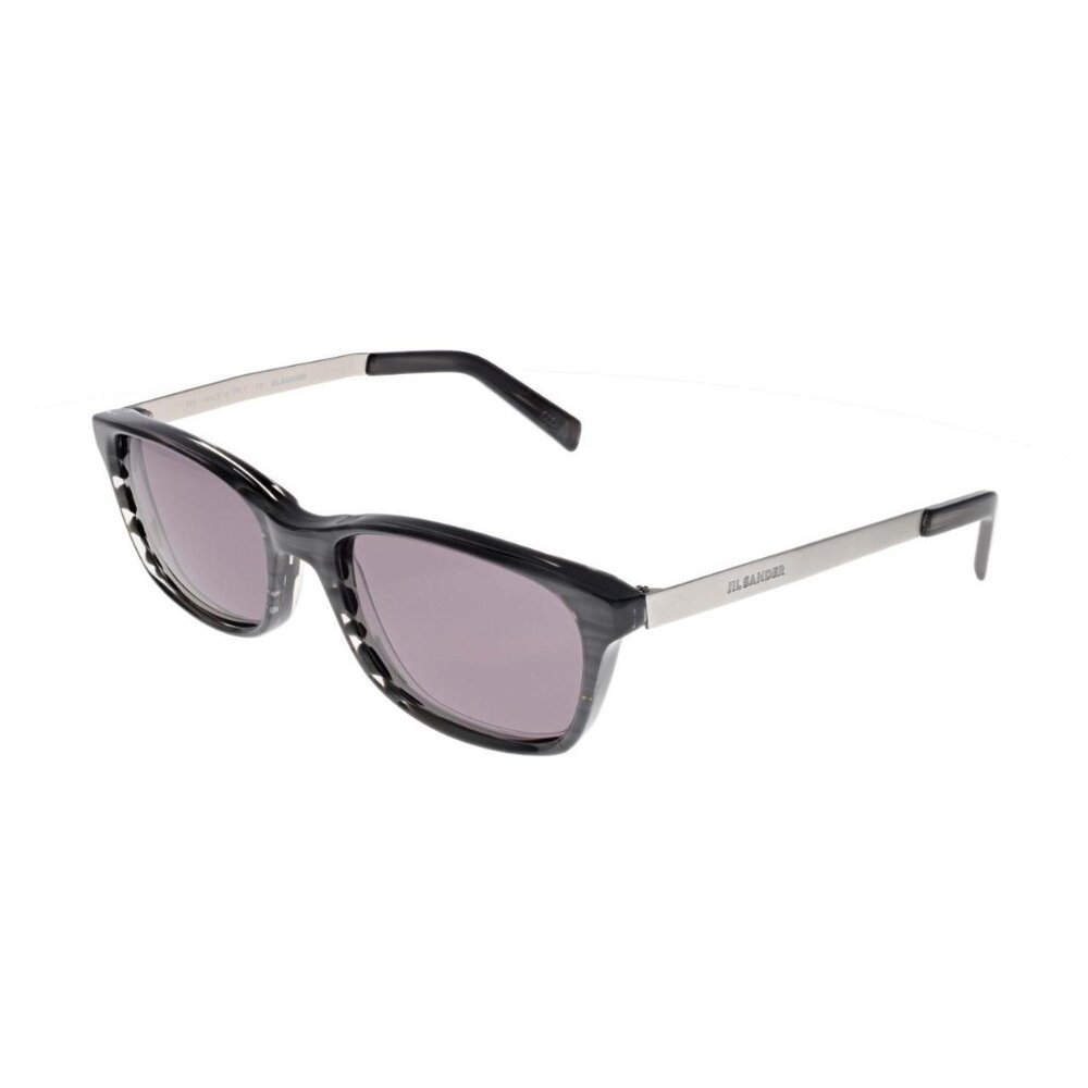 JIL SANDER SUNGLASSES - JS651S - STRIPED GRAY